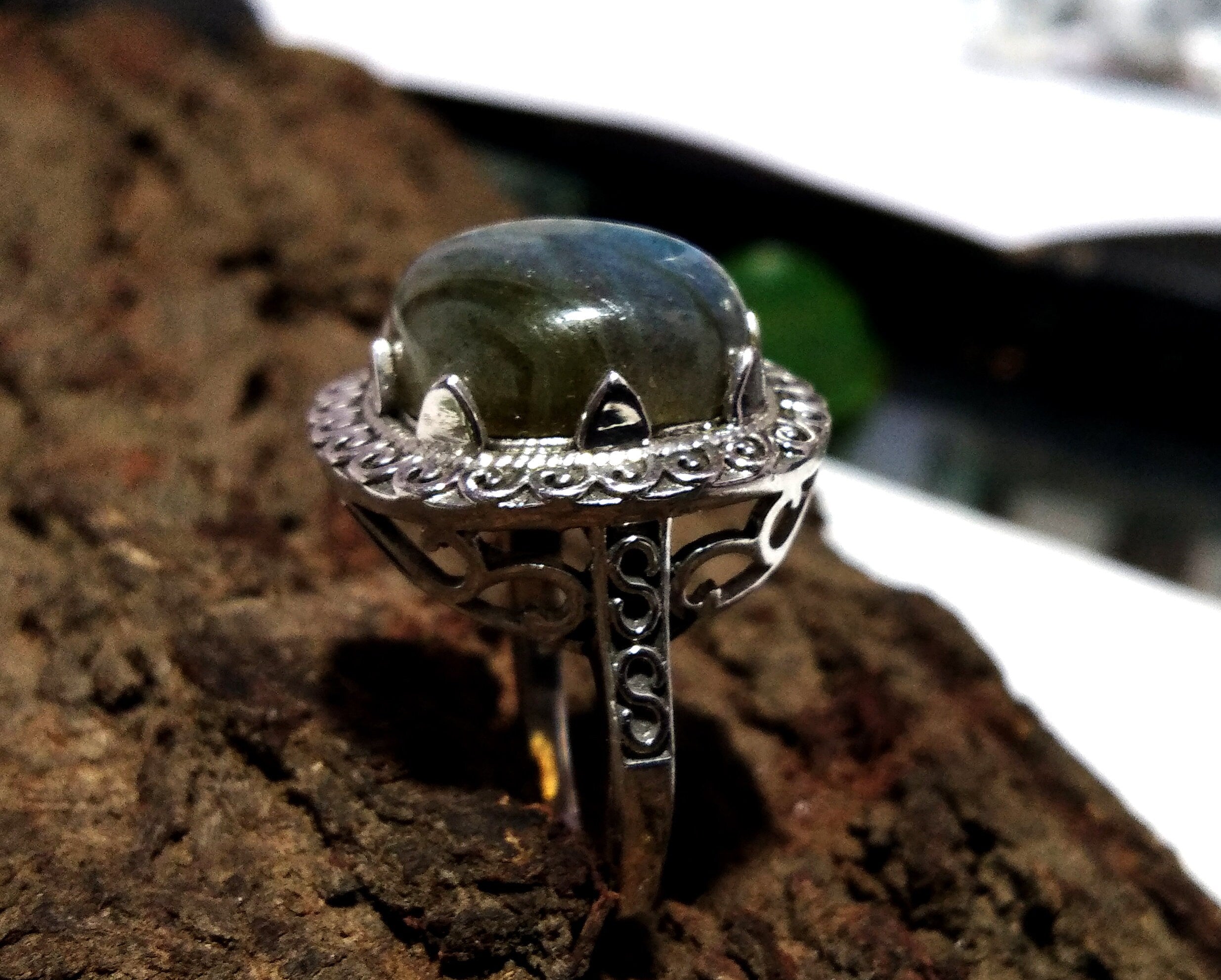 Labradorite Ring, Birthstone Ring, 925 Silver Ring,Statement Ring,Unique Ring,Boho Ring, Fire Labradorite Ring, Exquisite Gift For her.